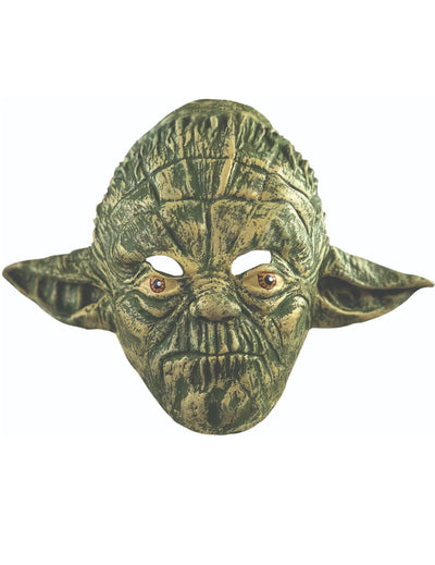Masque classique Yoda Star Wars pour adulte vert et beige