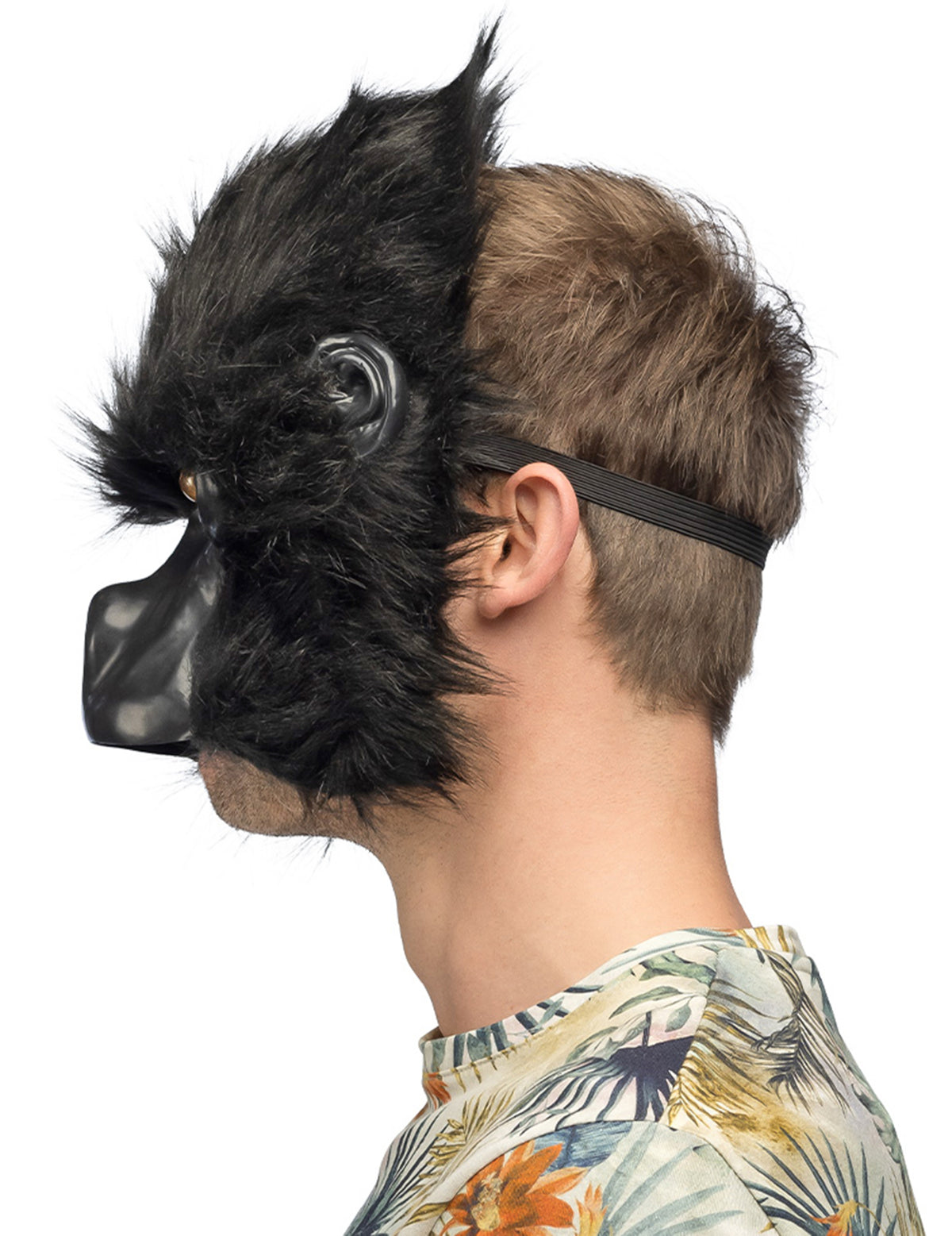 Vue de profil du Masque Gorille pour adultes et enfants