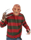 Masque intégral Freddy Krueger pour adulte beige aspect visage brûlé