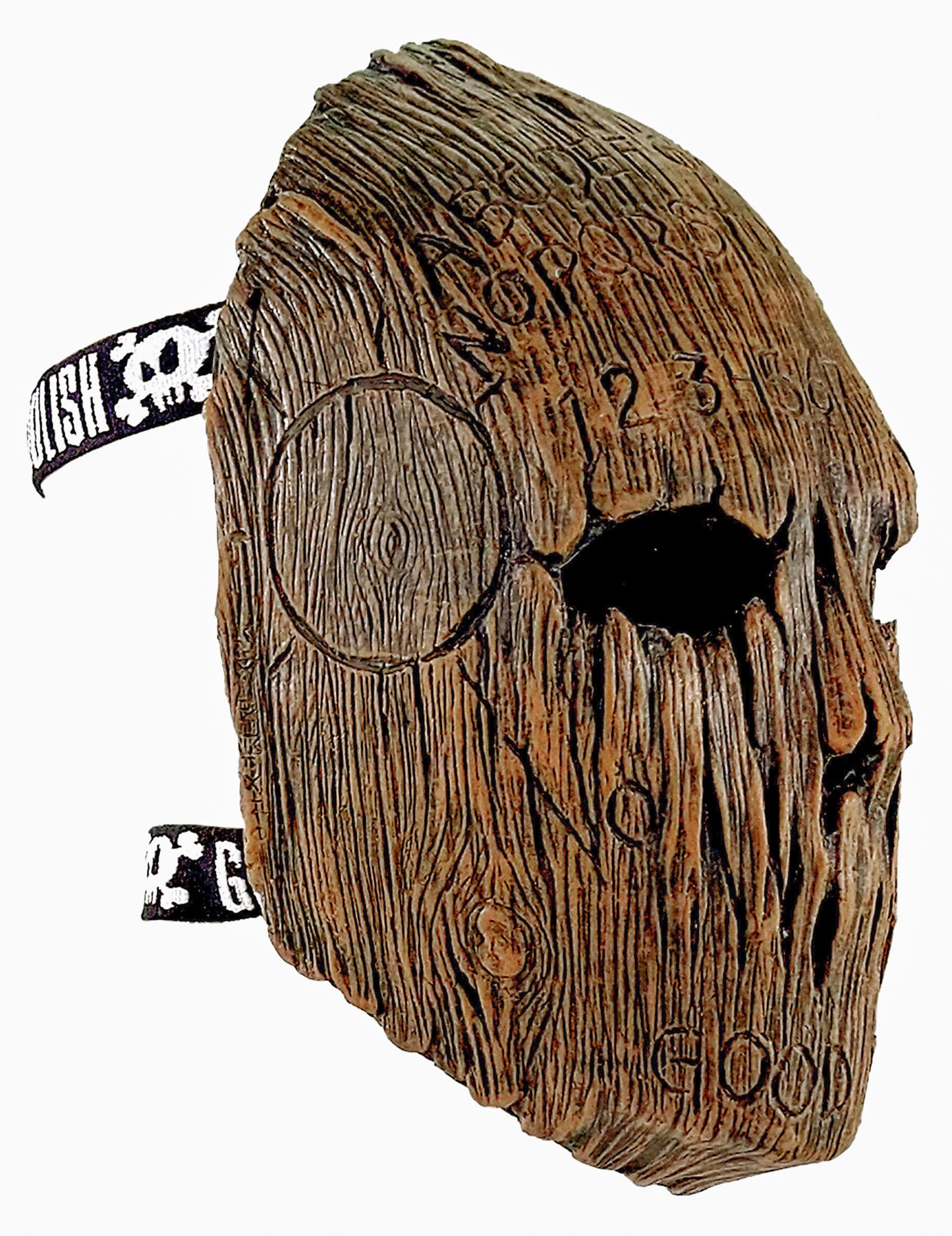 Vue de profil du masque Ouija pour adulte