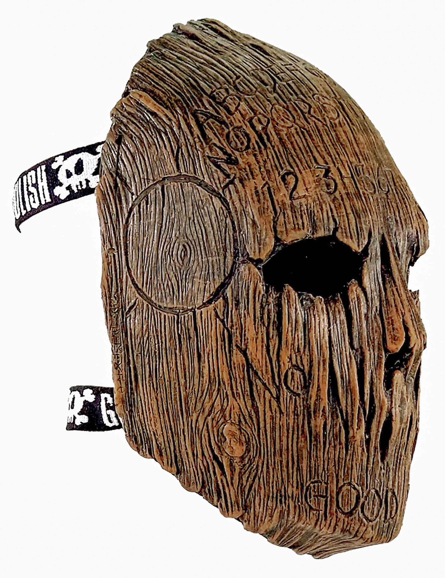 Vue de profil du masque Ouija pour adulte