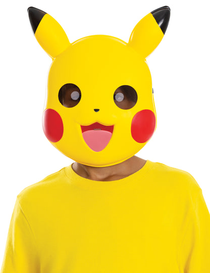 Gros plan sur le visage du masque Pikachu Pokémon™