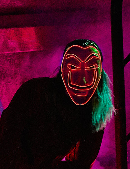 Mise en situation du masque de voleur