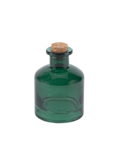 Тъмнозелена стъклена мини бутилка 5,6 cl