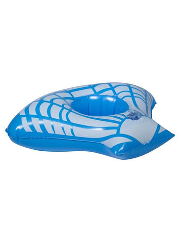 Mini bouée pour boissons Coquillage pour adulte bleu et blanc