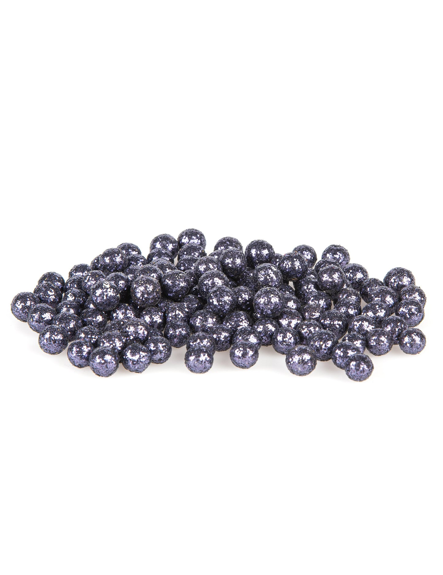 Мини тъмносини блестящи топчета, 8 мм, 10 г, за декорация на маса