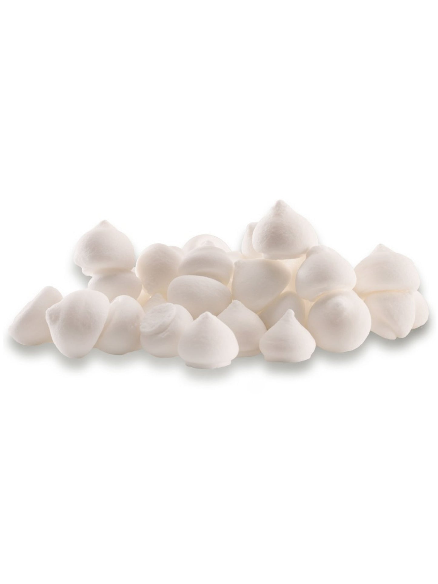 Мини бели целувки за декорация на торти 90 г без глутен 