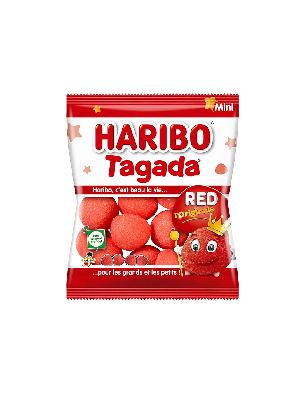 Мини пакетче бонбони Haribo Tagada за дете червен