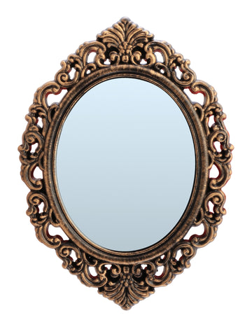 Огледало в черно и античен бронз, 40 см