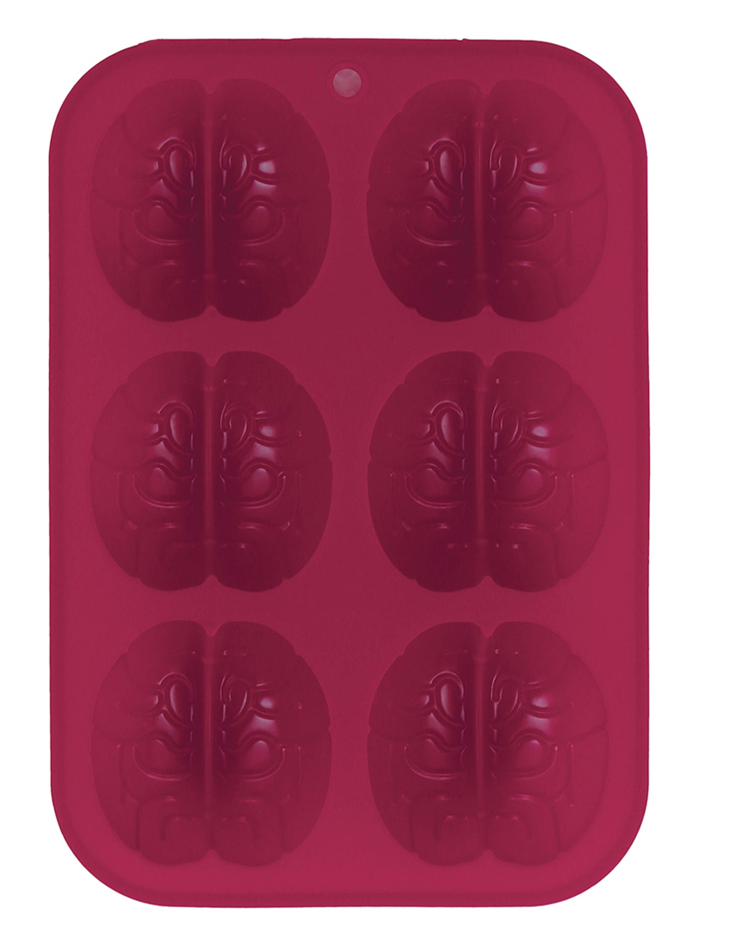 Силиконова форма за 6 мозъка