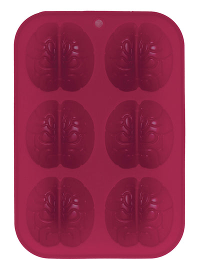 Силиконова форма за 6 мозъка