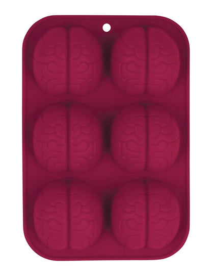 Силиконова форма за 6 мозъка