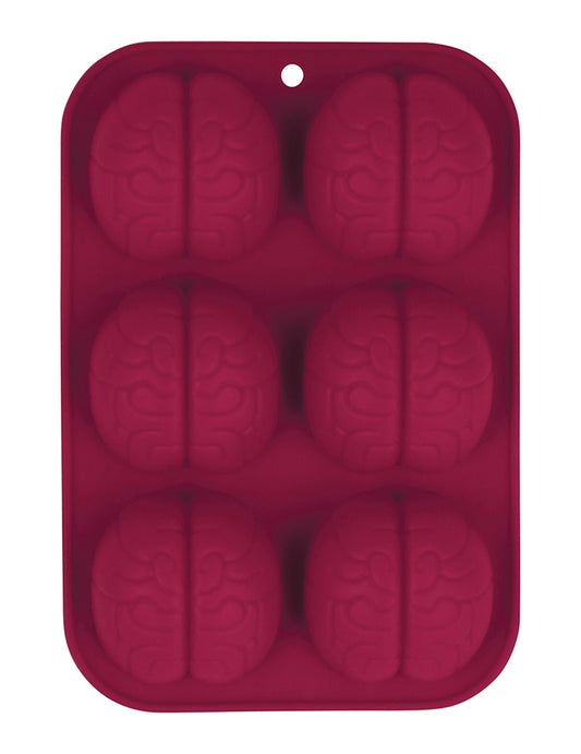 Vue de face du moule silicone 6 cerveaux