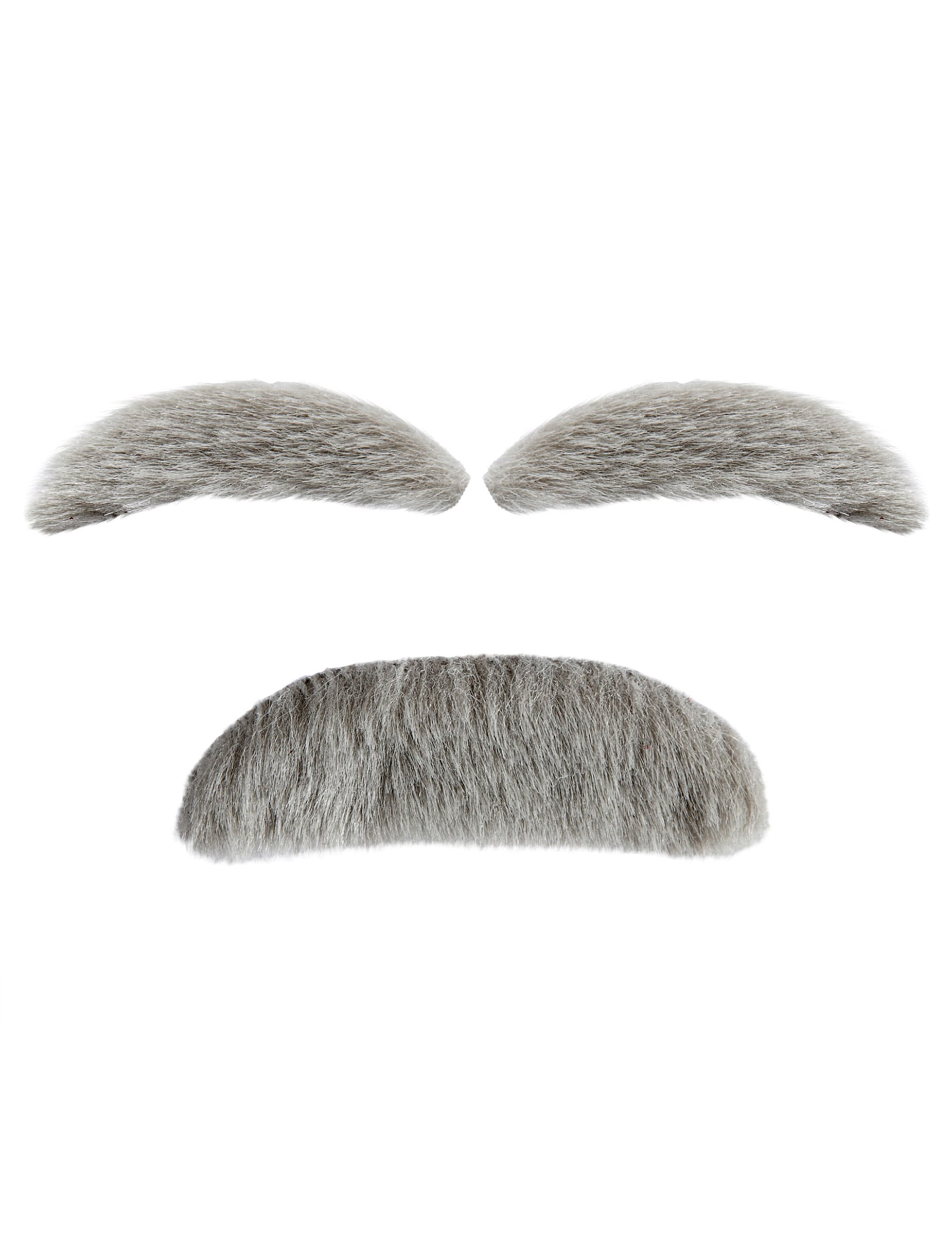 Détail des éléments de la moustache et sourcils de vieillard