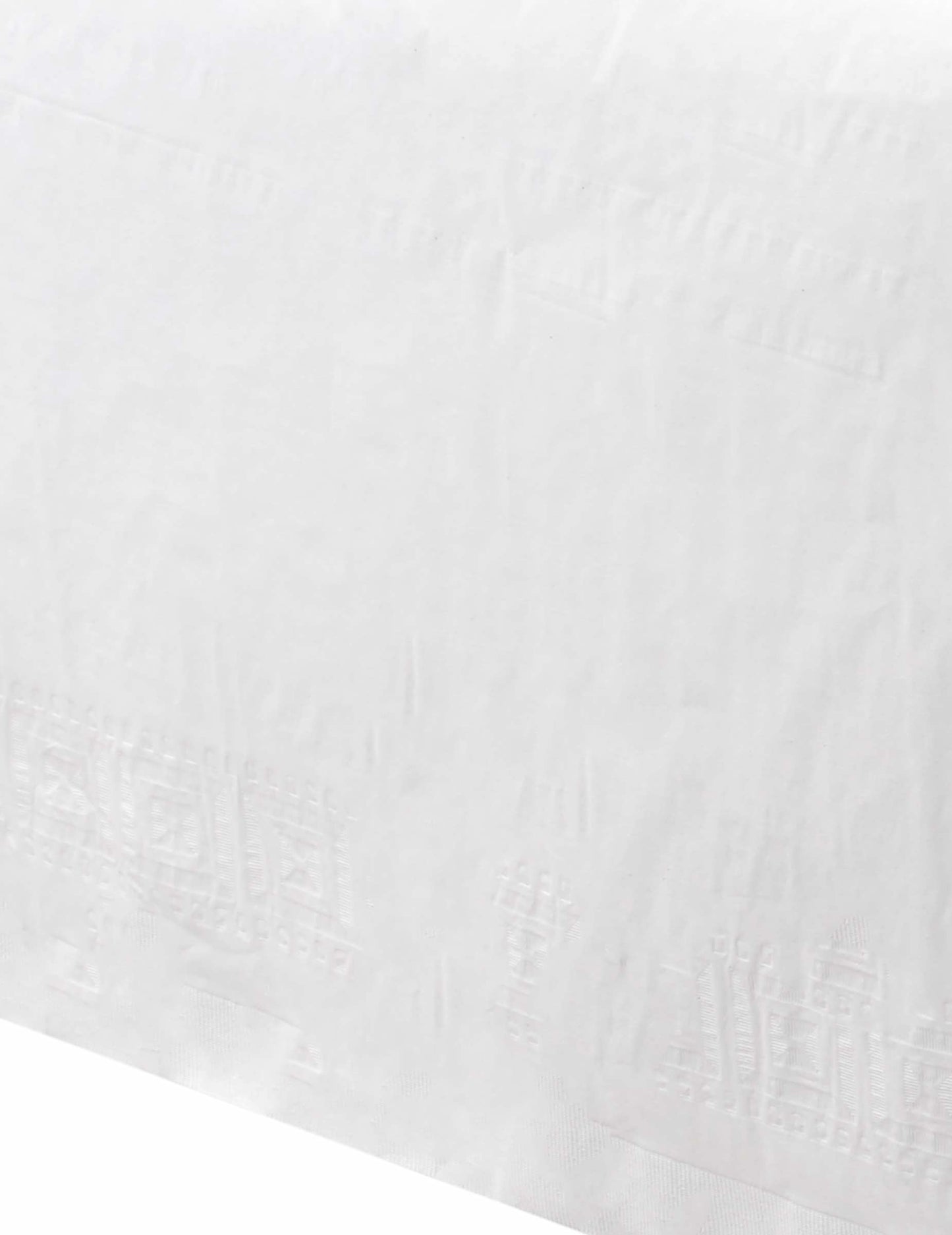 Бяла покривка в двойна хартия 137 x 274 cm