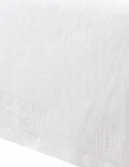Бяла покривка в двойна хартия 137 x 274 cm