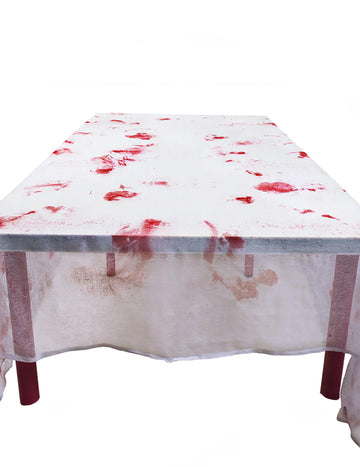 Кървава бяла покривка 150x180cm