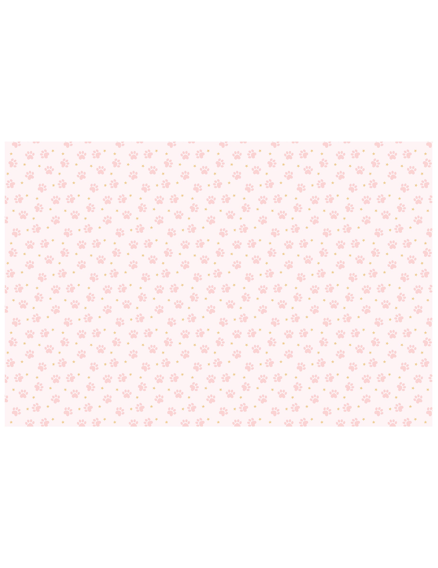 Nappe en papier pattes de chat pour anniversaire rose