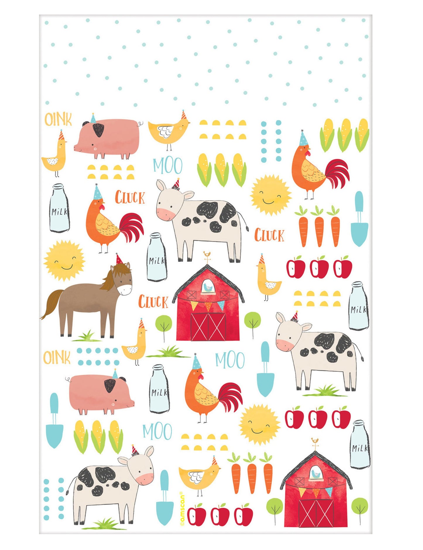 Пластмасова покривка във фермата 259 x 137 cm