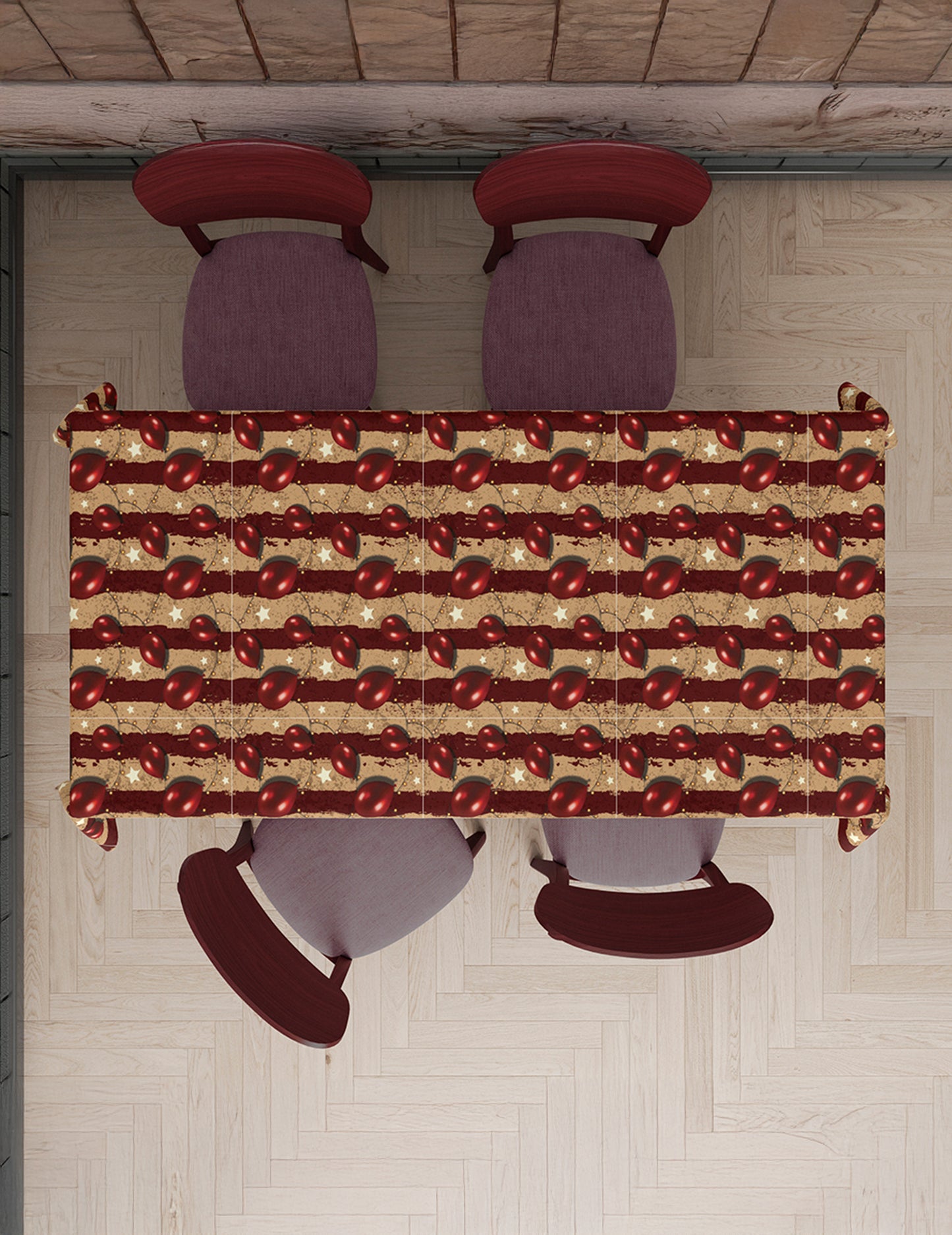 Ужасяваща циркова пластмасова маса 137 x 274 cm