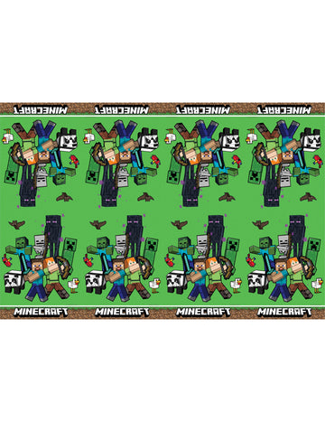 Minecraft Plastic Tablecloth 120x180cm
