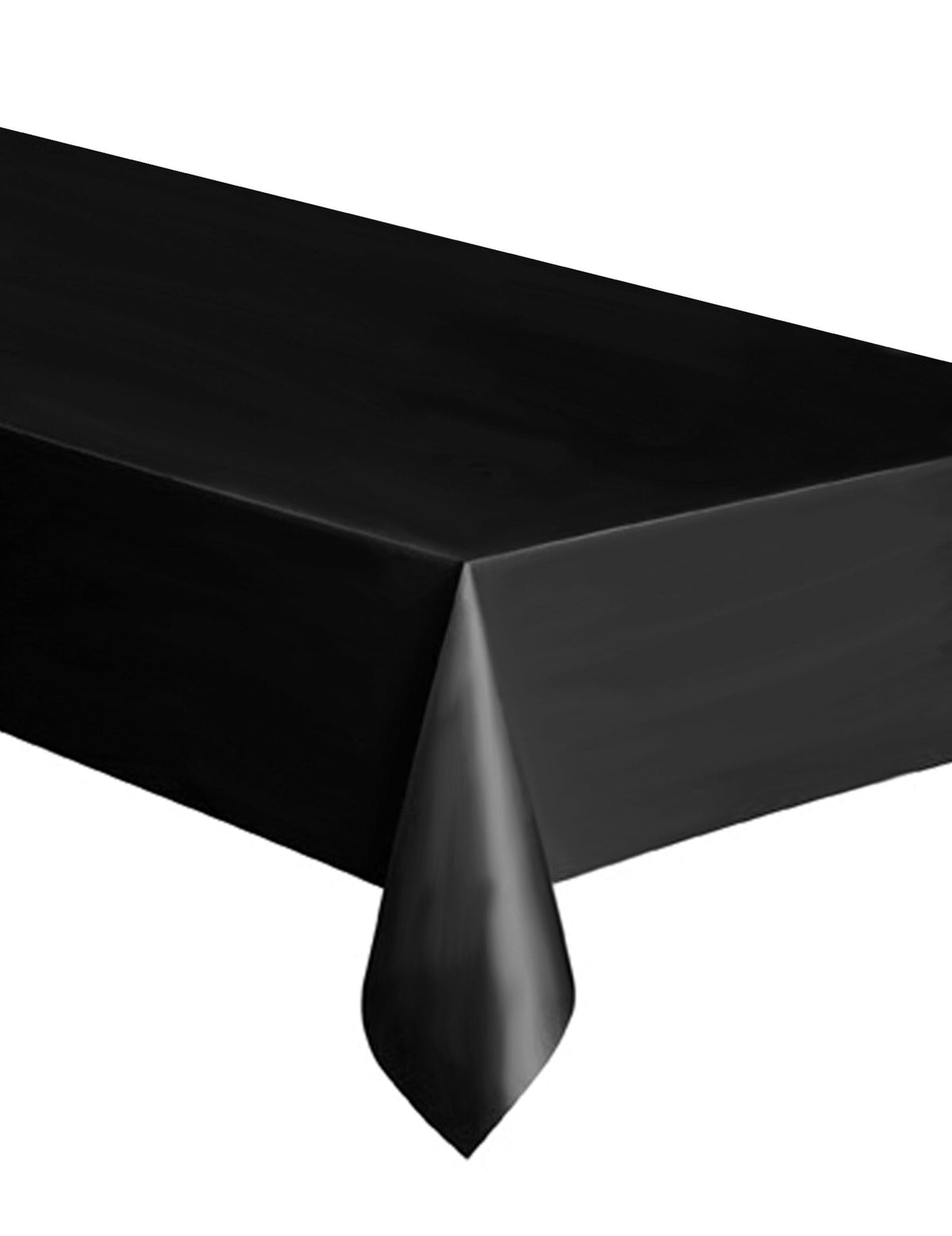Nappe en plastique pour fête noire