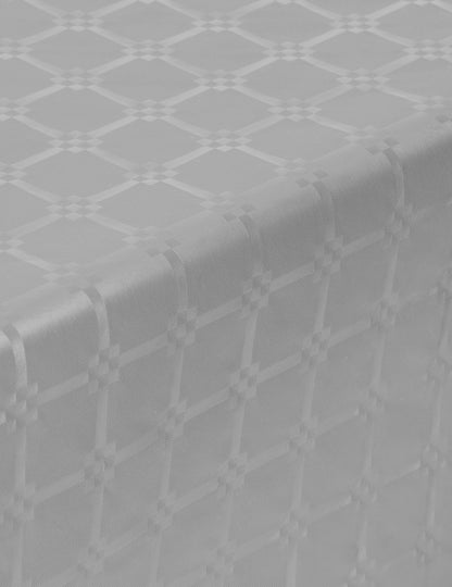 Ролка покривка за маса от сива дамаска хартия, 1,2 x 6 м