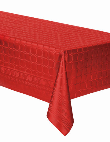 Red Damas Roule Roller Roller 6 M Tablecloth