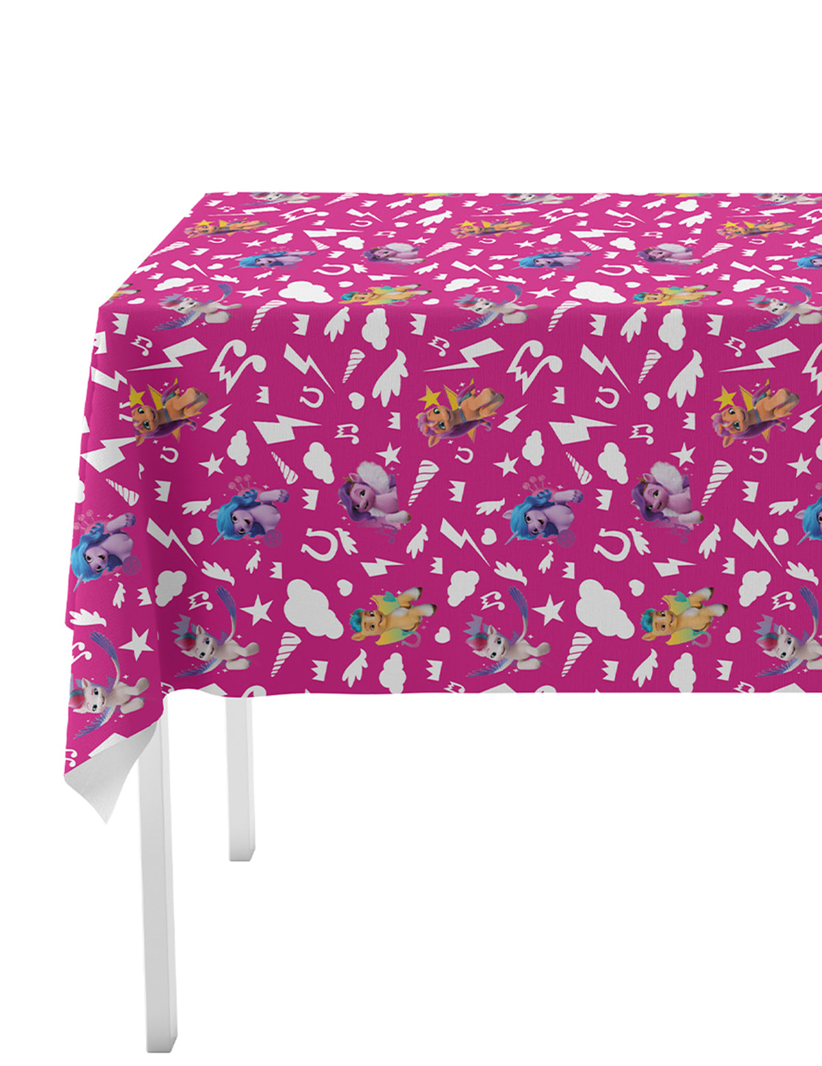 Nappe My Little Pony pour enfant rose fuchsia à motifs