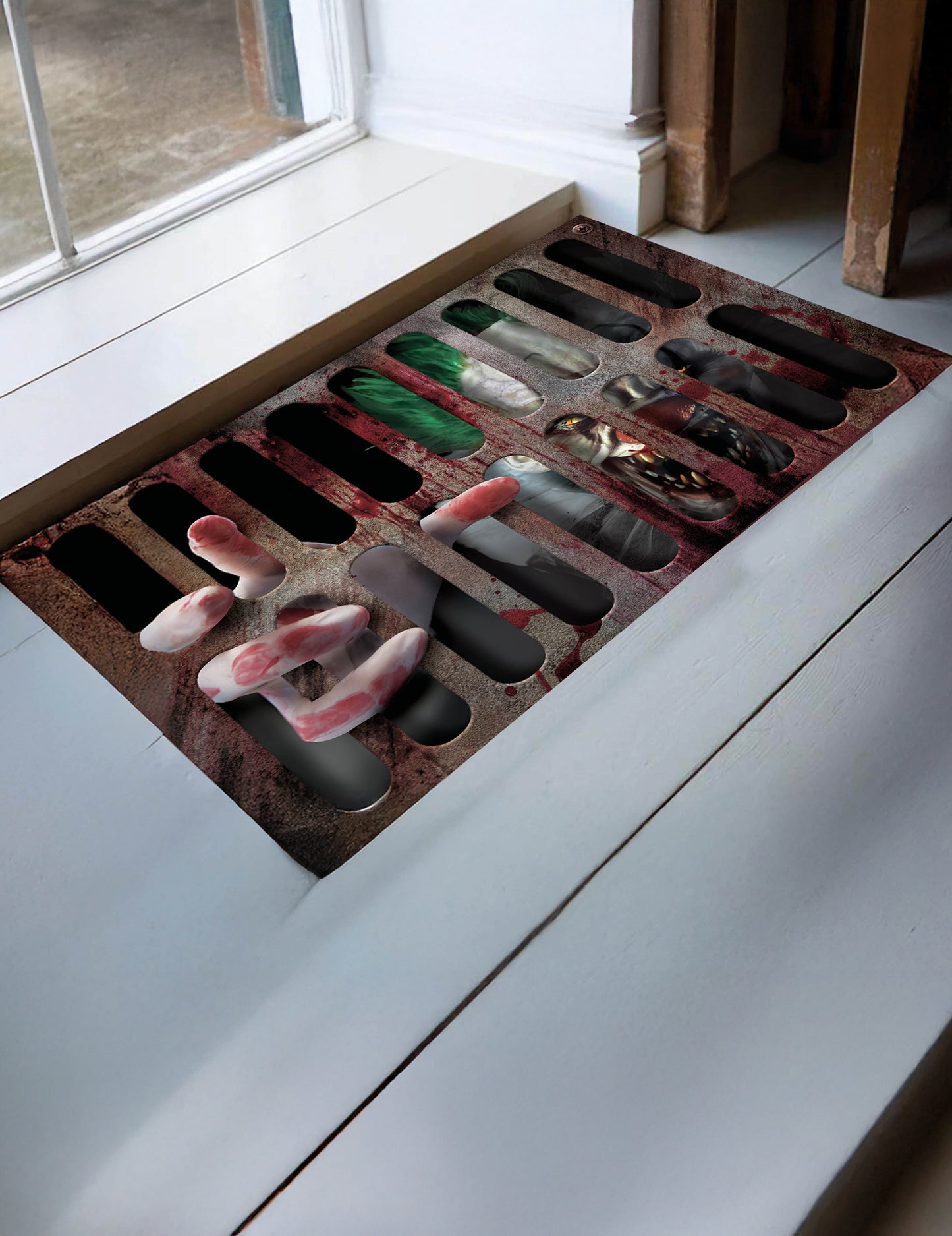 Изтривалка за врата с клоун убиец 60 x 40 cm