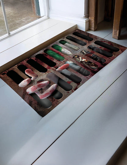 Изтривалка за врата с клоун убиец 60 x 40 cm