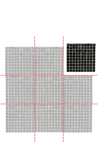 Лъскав черен панел на фона 30 x 30 cm