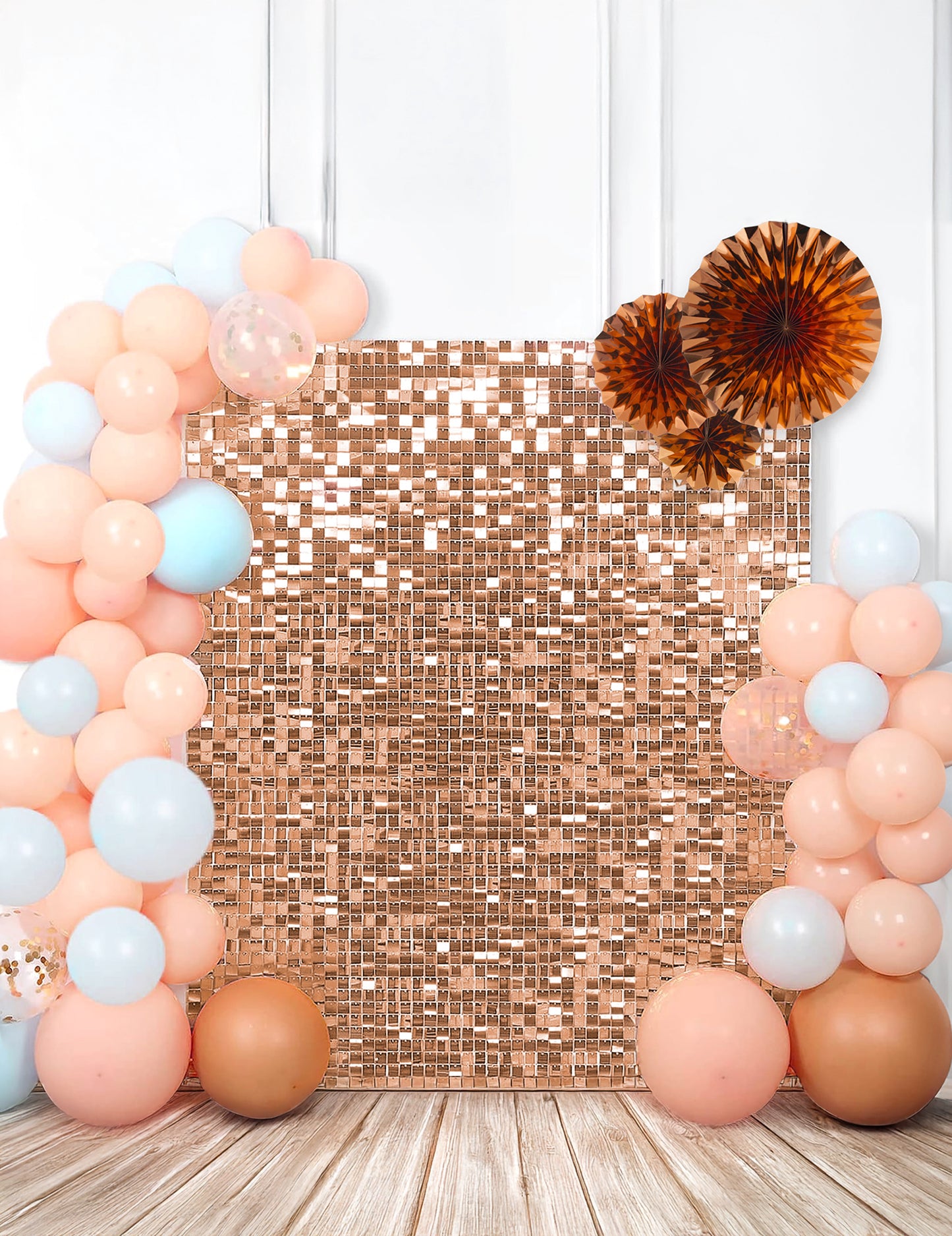 Лъскав розов фон 30 x 30 cm