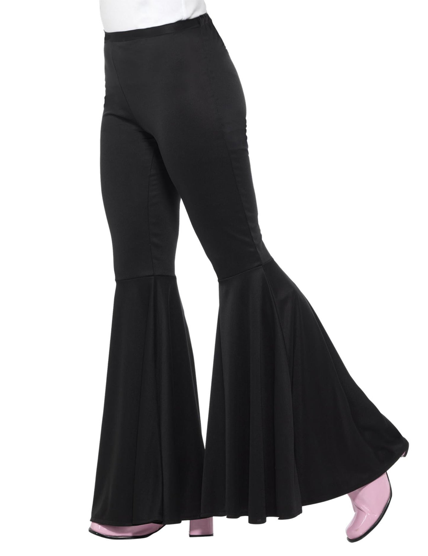 Черни диско панталони жени крака жена