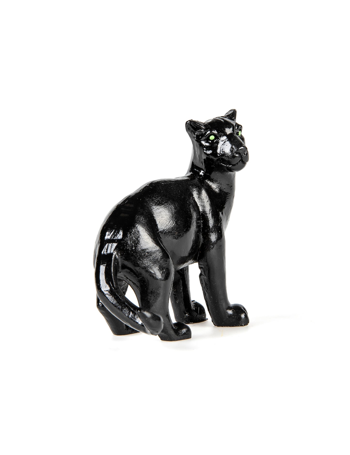 Черна смола пантера 10 cm Декор в стил джунгла