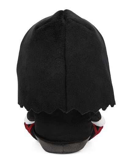 Vue de dos de la Peluche Saw