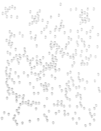 Плоски перли с ефект на дъждовни капки, прозрачни, 80 г 