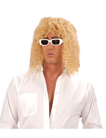 Русолява перука на певец за възрастни 