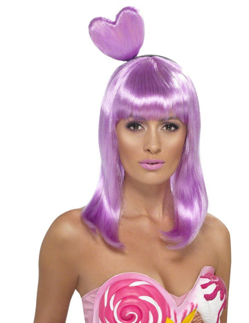 Дамска перука със сърце 