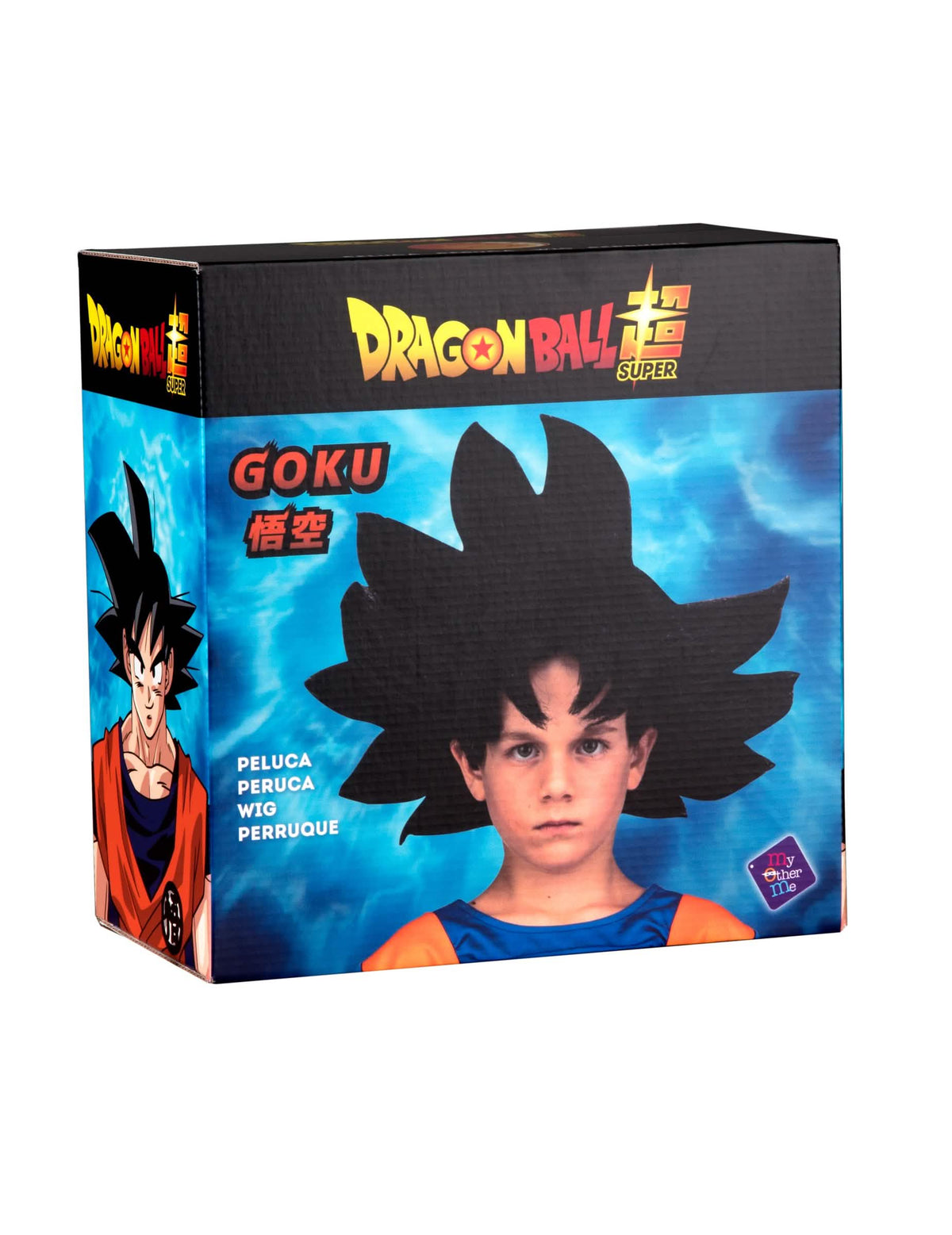 Изглед на опаковъчната кутия на перуката Goku Dragon Ball™