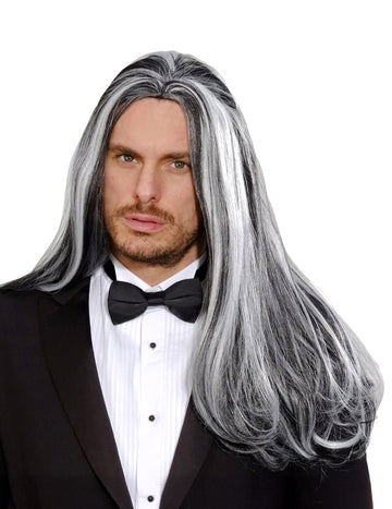 Дълго Хелоуин две -тонове вампирски перука