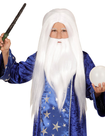 Магьосник перука с дете брада