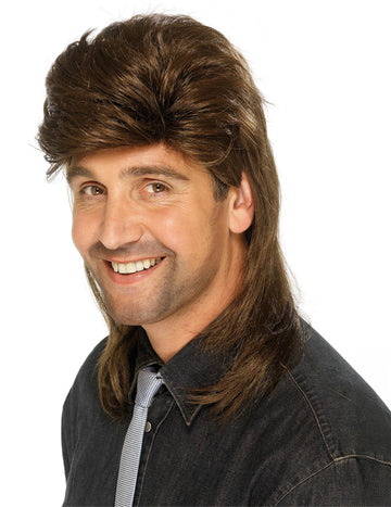 Мъжки кафяви мулеви перуки