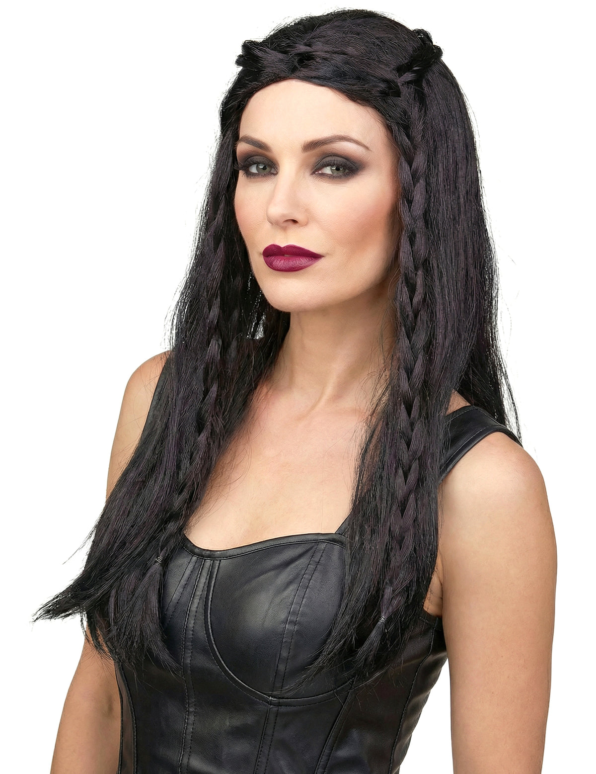 Perruque à tresses pour femme noire
