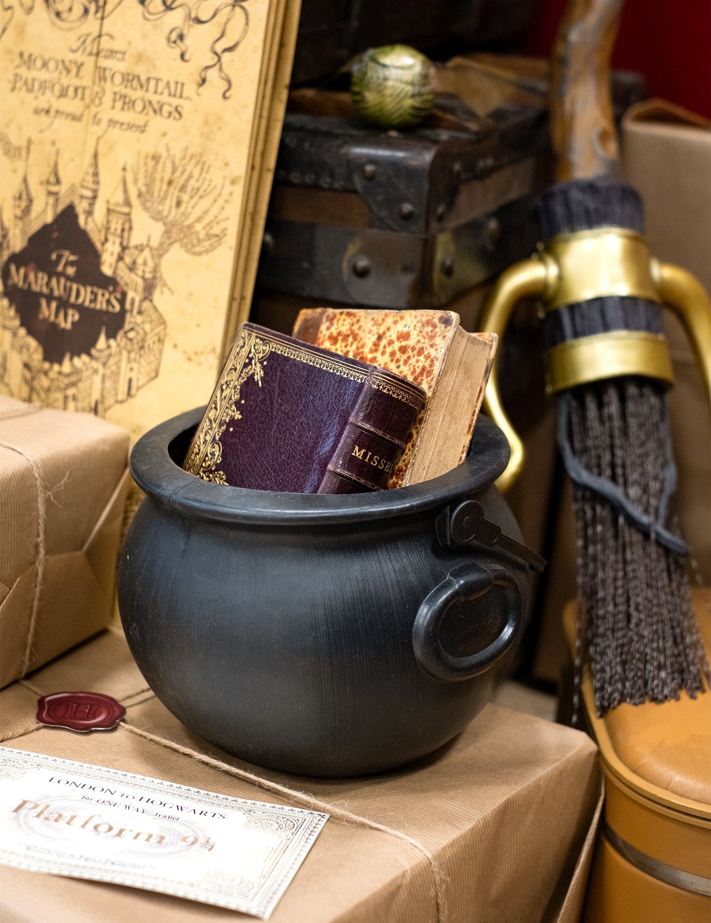 Хелоуин вещица котел 18 cm