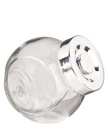 Малък стъклен буркан с капак 8 см