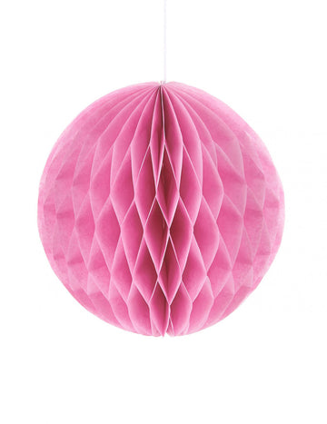 Малка розова хартиена пчелна пита 10 cm висяща парти декорация 