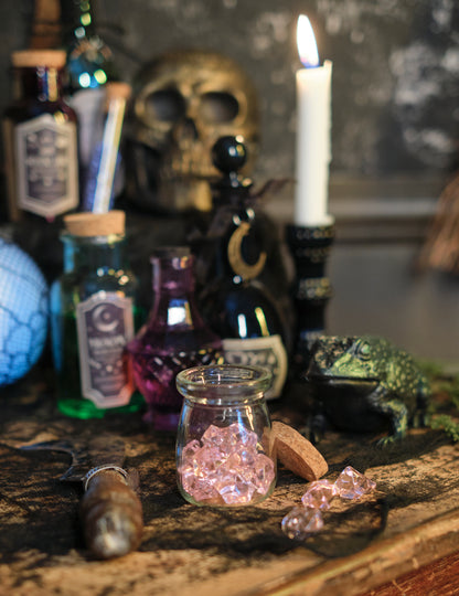 Розов кристален ефект камъни 100 gr