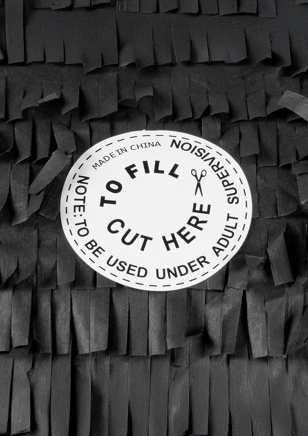 Сребърна холографска пинята, номер 6, 40 x 28 x 8 cm да запълня