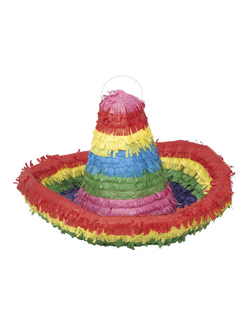 Pinata Sombrero pour fête multicolore